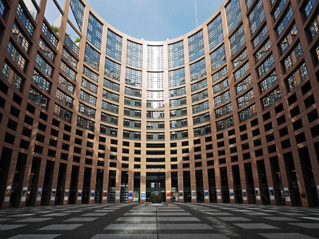 european parliament, strasbourg, patio, houses of parliament, architecture, building, sightseeing, entrance, eu, ue, europe, european union, deputies, offices, management, alsace, european parliament, european union, european union, european union, european union, european union